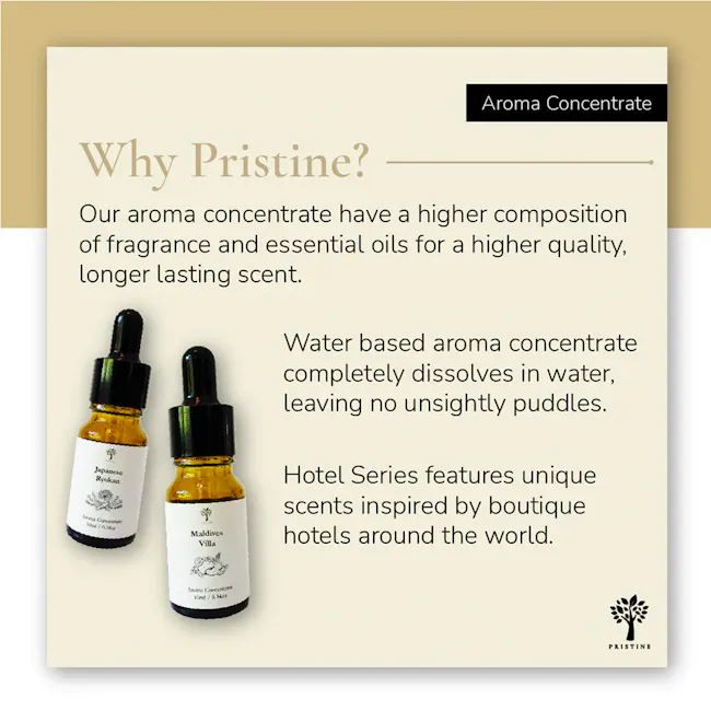 Pristine Aroma Concentrate 10ml - 4 Signature Series Bundle Pack (+ Free Humidifier) - 6 - Aroma concentrate, higher