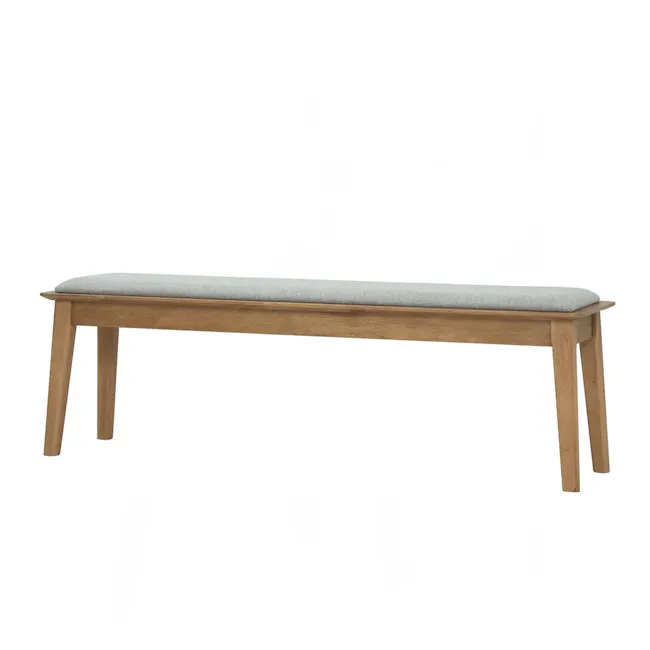 Toronto Extendable Dining Table 1.6m-2m with Toronto Bench 1.5m and 2 Toronto Cushioned Dining Chairs - 40