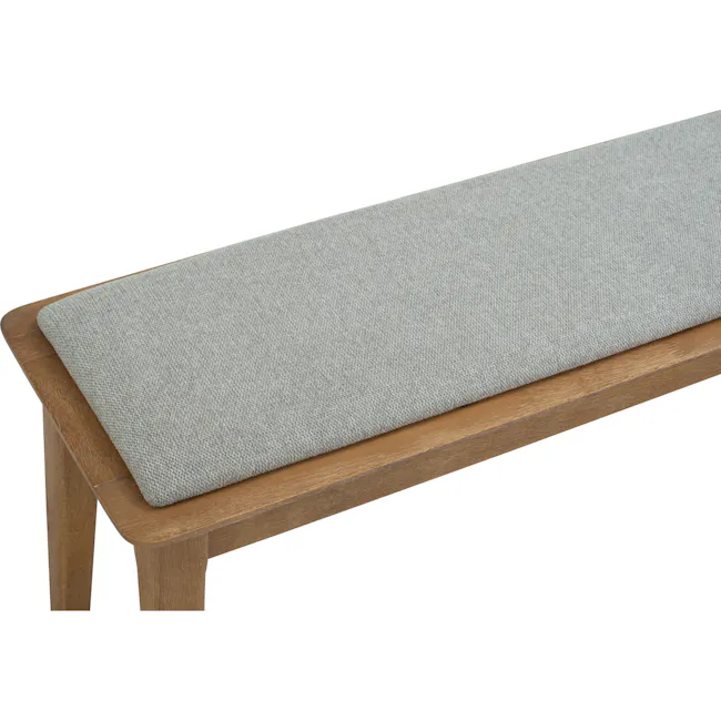 Toronto Extendable Dining Table 1.6m-2m with Toronto Bench 1.5m and 2 Toronto Cushioned Dining Chairs - 43