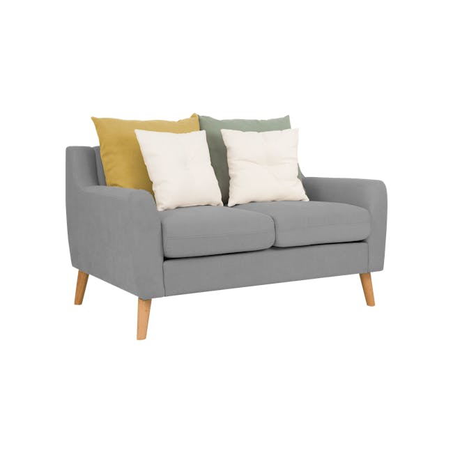 Evan 2 Seater Sofa with Evan Armchair - Slate - 2