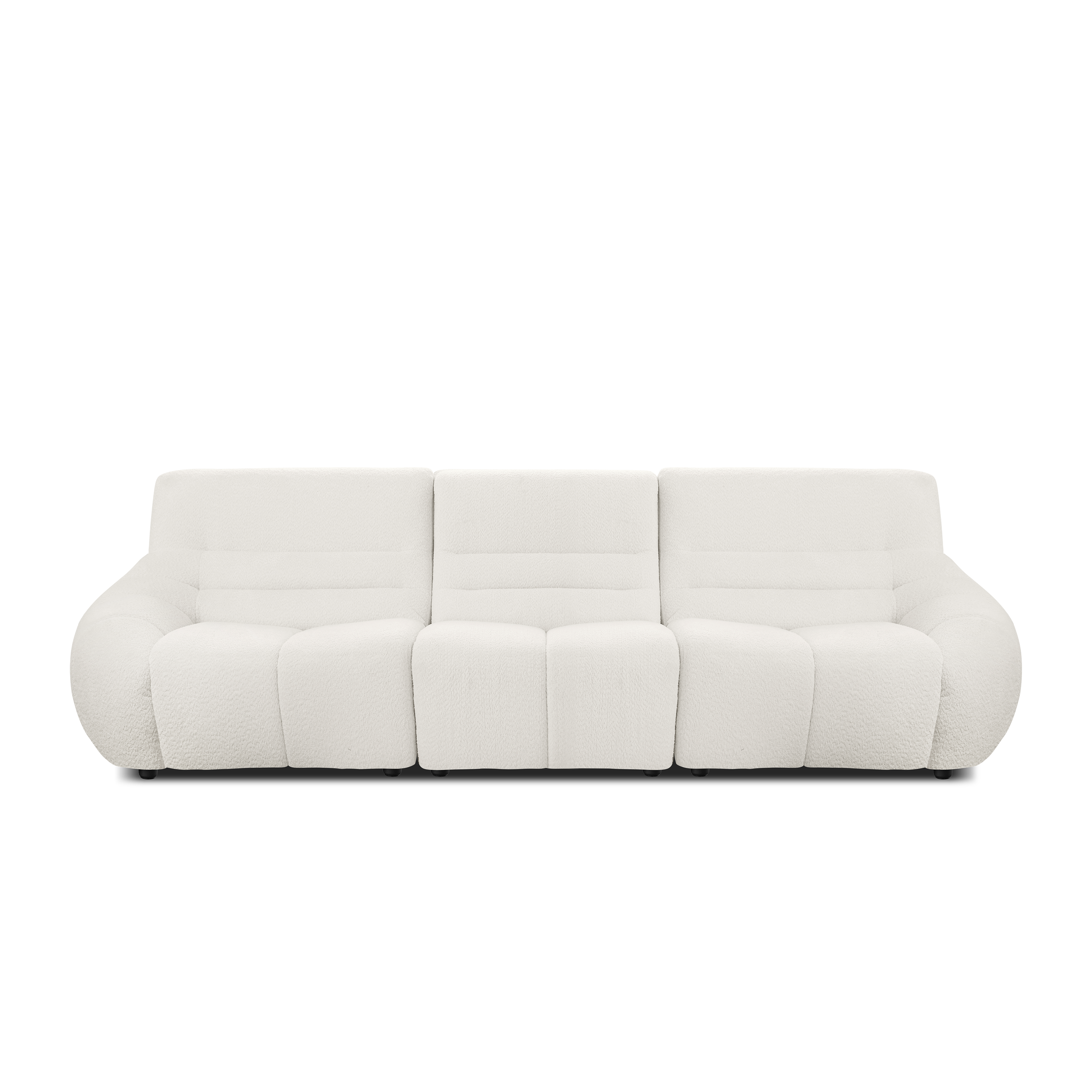 Tara 4 Seater Sofa - Beige - Image 1