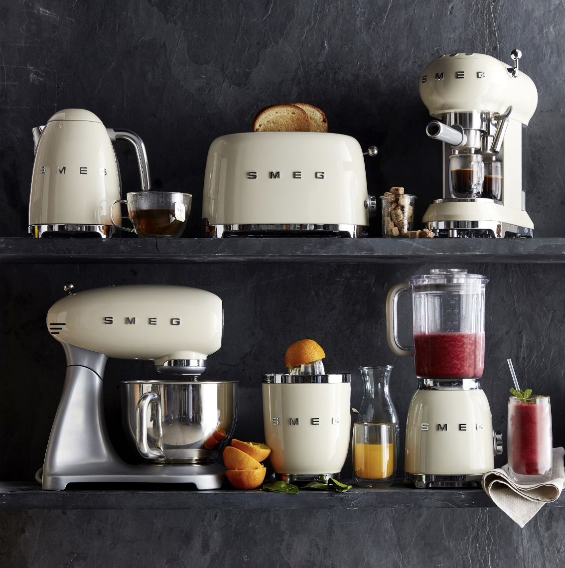 Smeg Stand Mixer Cream, SMEG Appliances HipVan