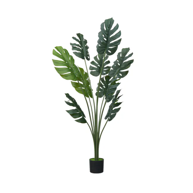 Potted Faux Monstera Plant 150 cm - 1