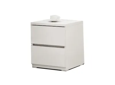 Cherne Bedside Table - White