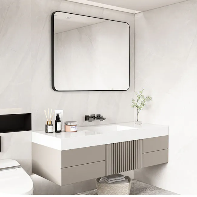 Cassy Wall Mirror 60 x 80cm - Black - 4