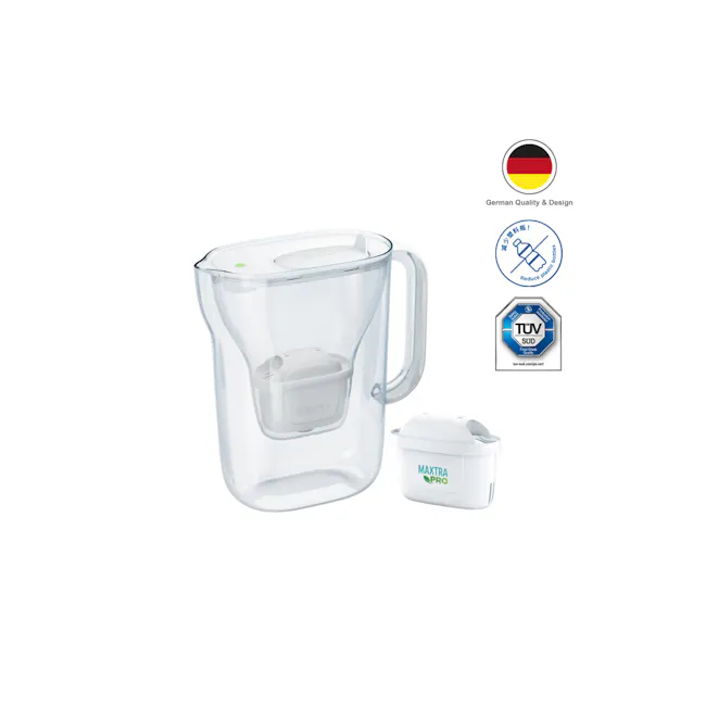 BRITA STYLE ESSENTIAL Water Filter Jug 2.4L - White - 1