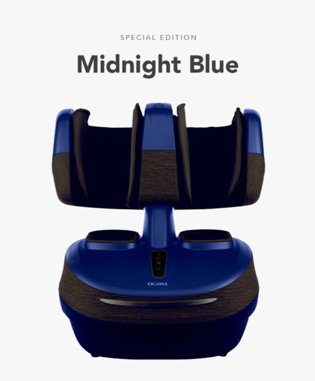 OGAWA Omknee2 Detachable Foot & Knee Massager - Midnight Blue 
