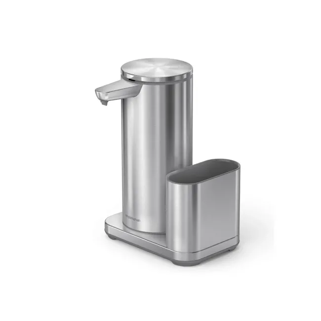 simplehuman 14oz Sensor Pump with Caddy - Brushed - 1