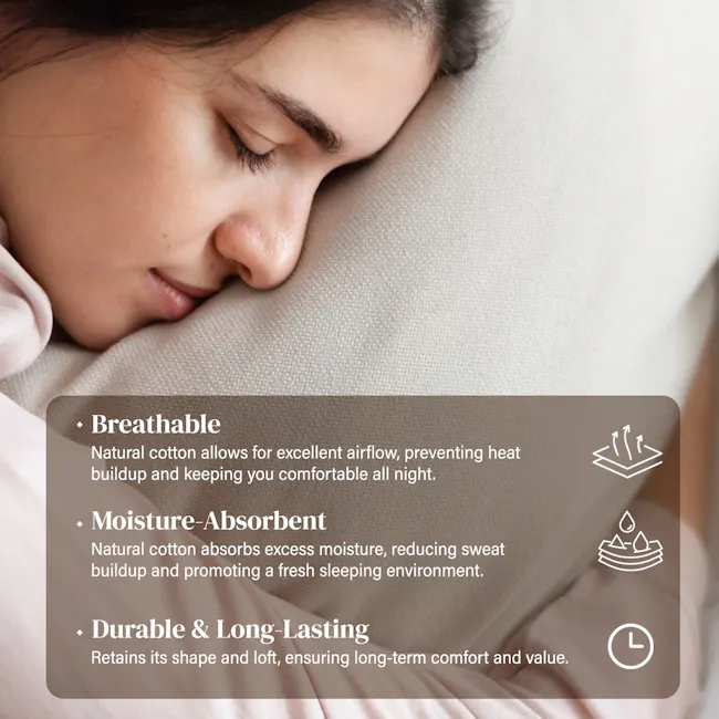 Hillcrest Organic Cotton Bolster - 4