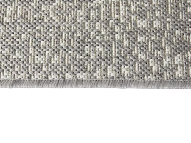 Essenza Round Flatwoven Rug 1.2m - Grey Wonder - 3