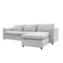 Wesley L-Shaped Sofa -  Pebble (Fully Removable Covers) - 4
