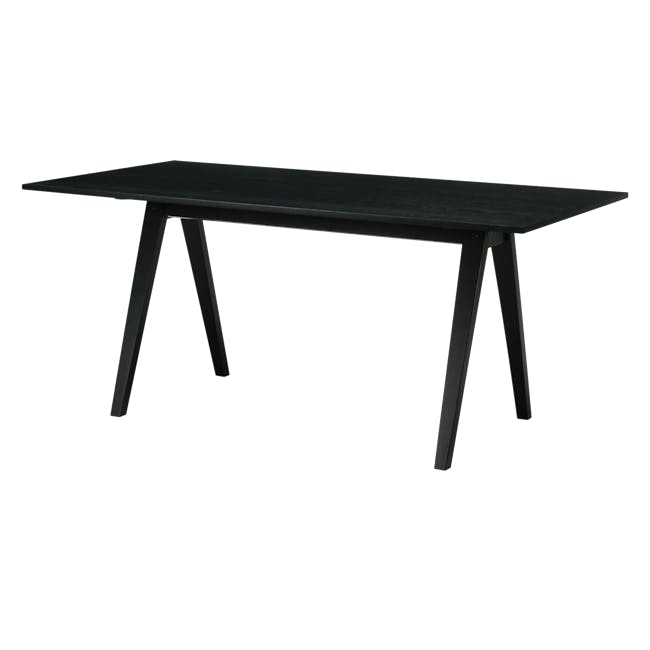 Varden Dining Table 1.7m - Black Ash - 0