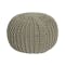 Moana Knitted Pouf - Taupe
