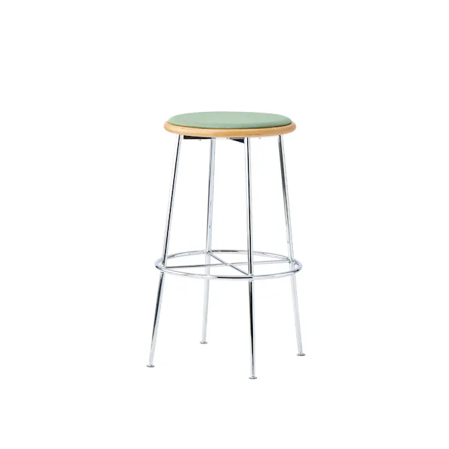 Miller Bar Stool - Oak, Spring Green - 1