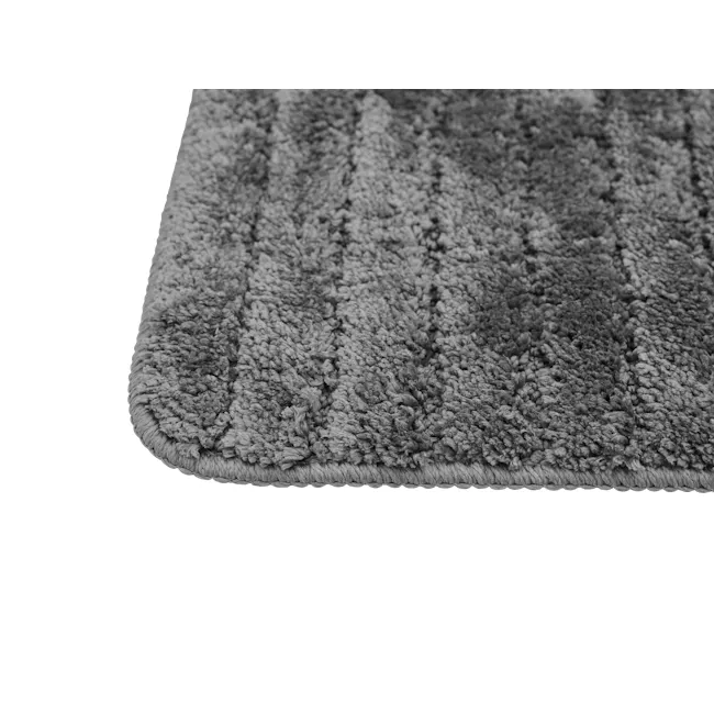 Relle Floor Mat - Granite - 3 - Soft, textured, and fluffy rug, Cozy, plush carpet design, Intricate, braided rug pattern