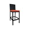 Midas 2 Chair Bar Set - Orange Cushion - 1