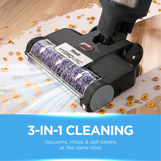 Shark HydroVac 3-in-1 Cordless Wet & Dry Hard Floor Cleaner (WD210) - 5 - 3-in-1 cleaning, vacuum, mop, self-cleaning