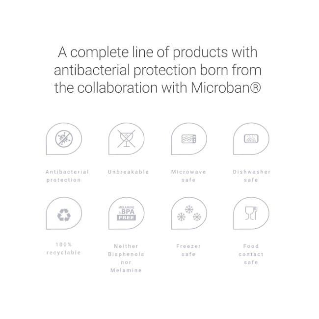 Omada Sanaliving Storage Container - Yellow (3 Sizes) - 6 - Antibacterial protection, Unbreakable, Microwave safe