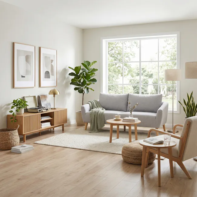 Hana 3 Seater Sofa - Light Grey - 5