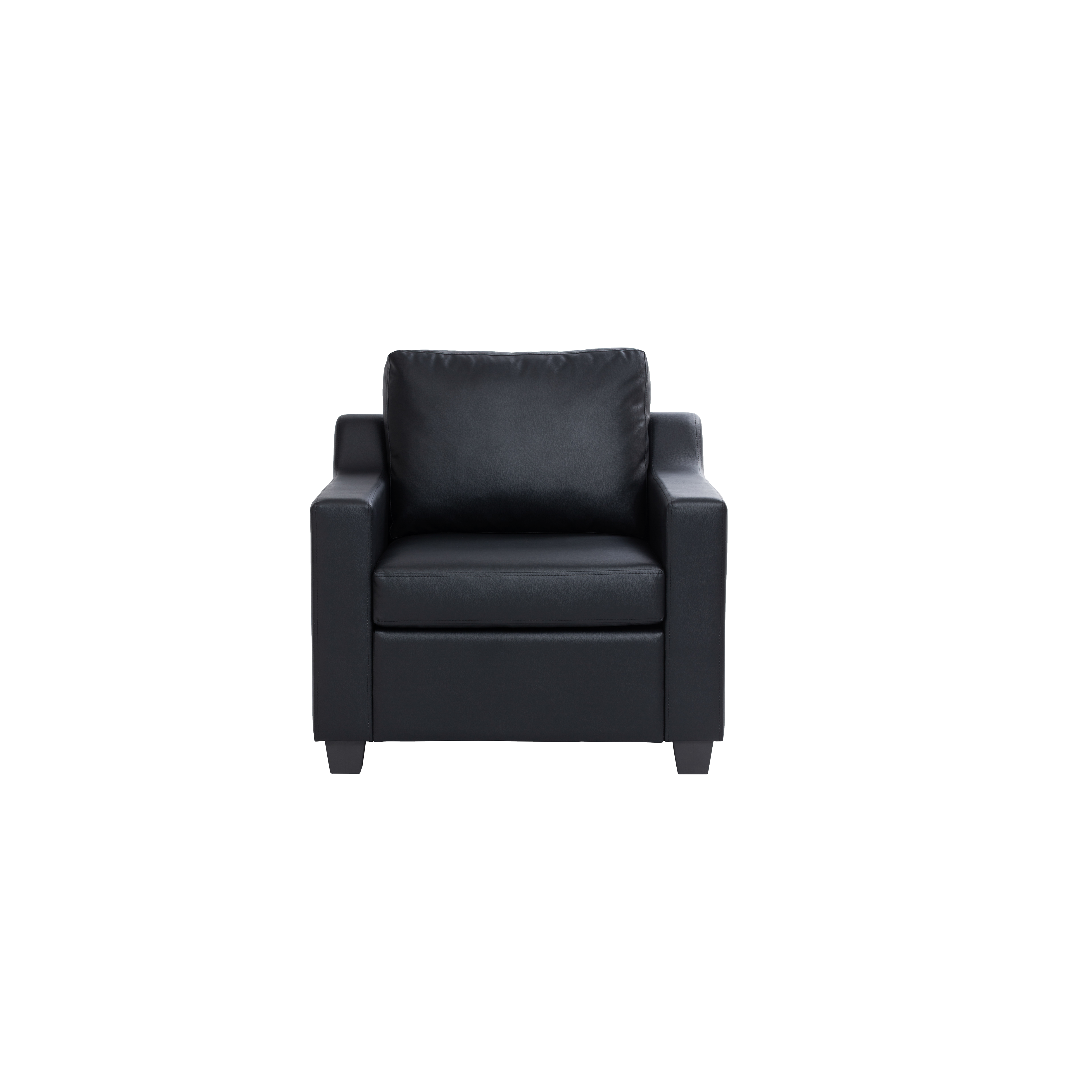 Baleno Armchair - Espresso (Faux Leather)