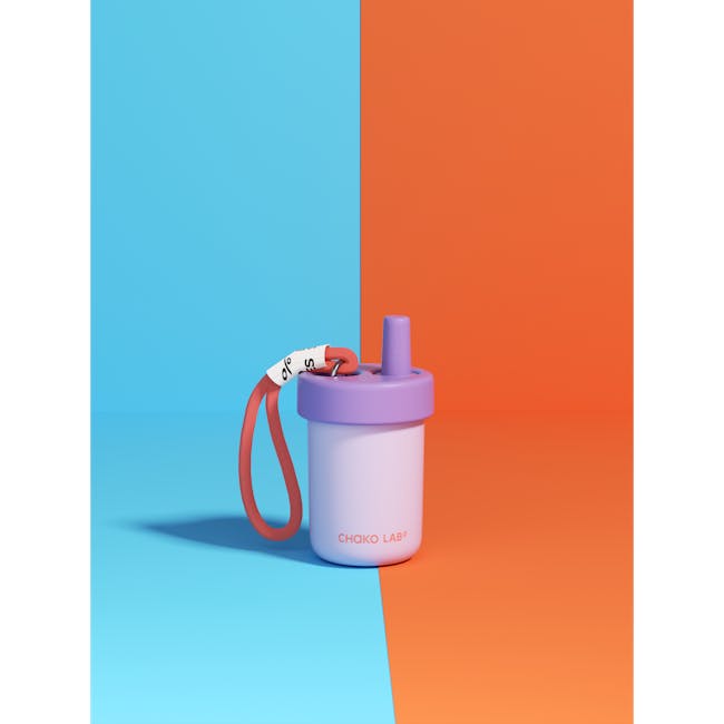 CHAKOLAB Thermal Cup 485ml - Purple - 4 - Chako Lab water bottle with dual color design, Minimalist water bottle with dual