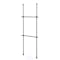 HEIAN 2 Tier Adjustable Clothes Hanger Rack - Black - 3