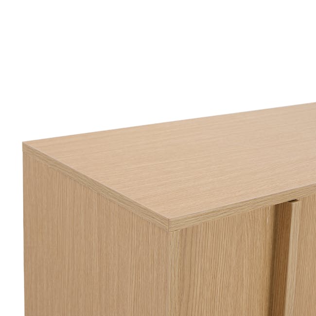 Fujiko Sideboard 1.8m - Oak - 10 - Light wood, natural finish, smooth surface, minimalist design, clean lines, simple