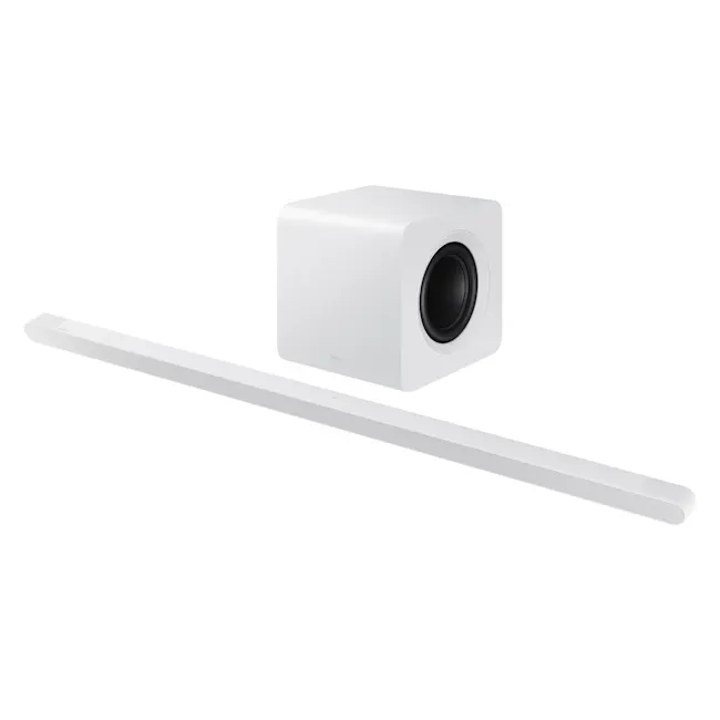 Samsung Ultra Slim Soundbar HW-S801D 3.1.2ch Sub Woofer - White - 1