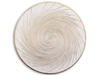 RAPEE Balls Round Placemat - White