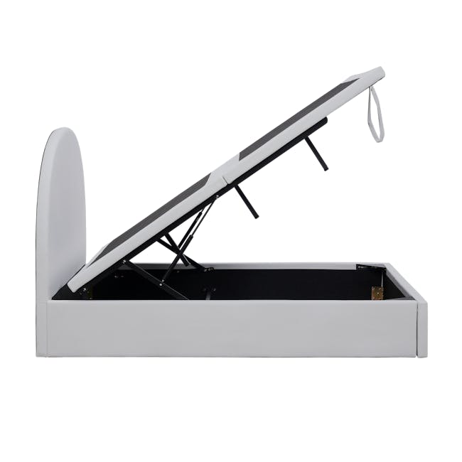 Aspen King Storage Bed - Light Grey (Pet Friendly) - 11