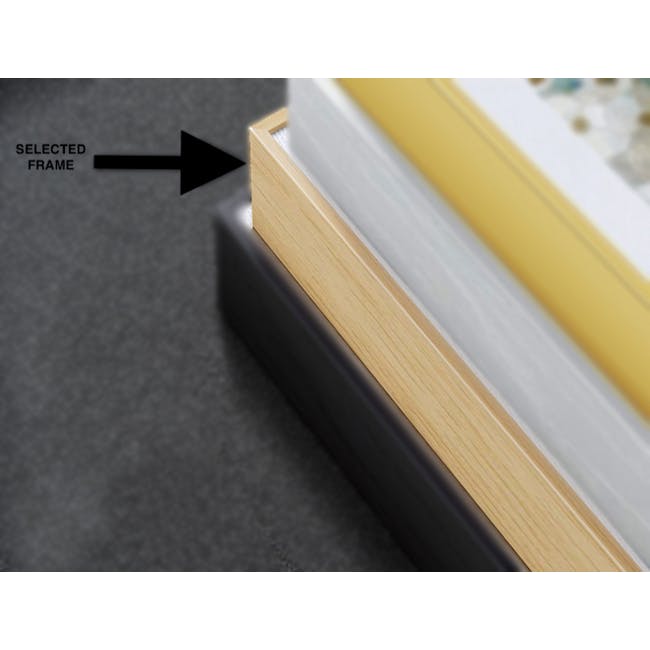 Moment Framed Canvas 40cm x 60cm (Set of 3) - 6 - Frame, wood, edge, corner, hardware, molding, joint, alignment, precision