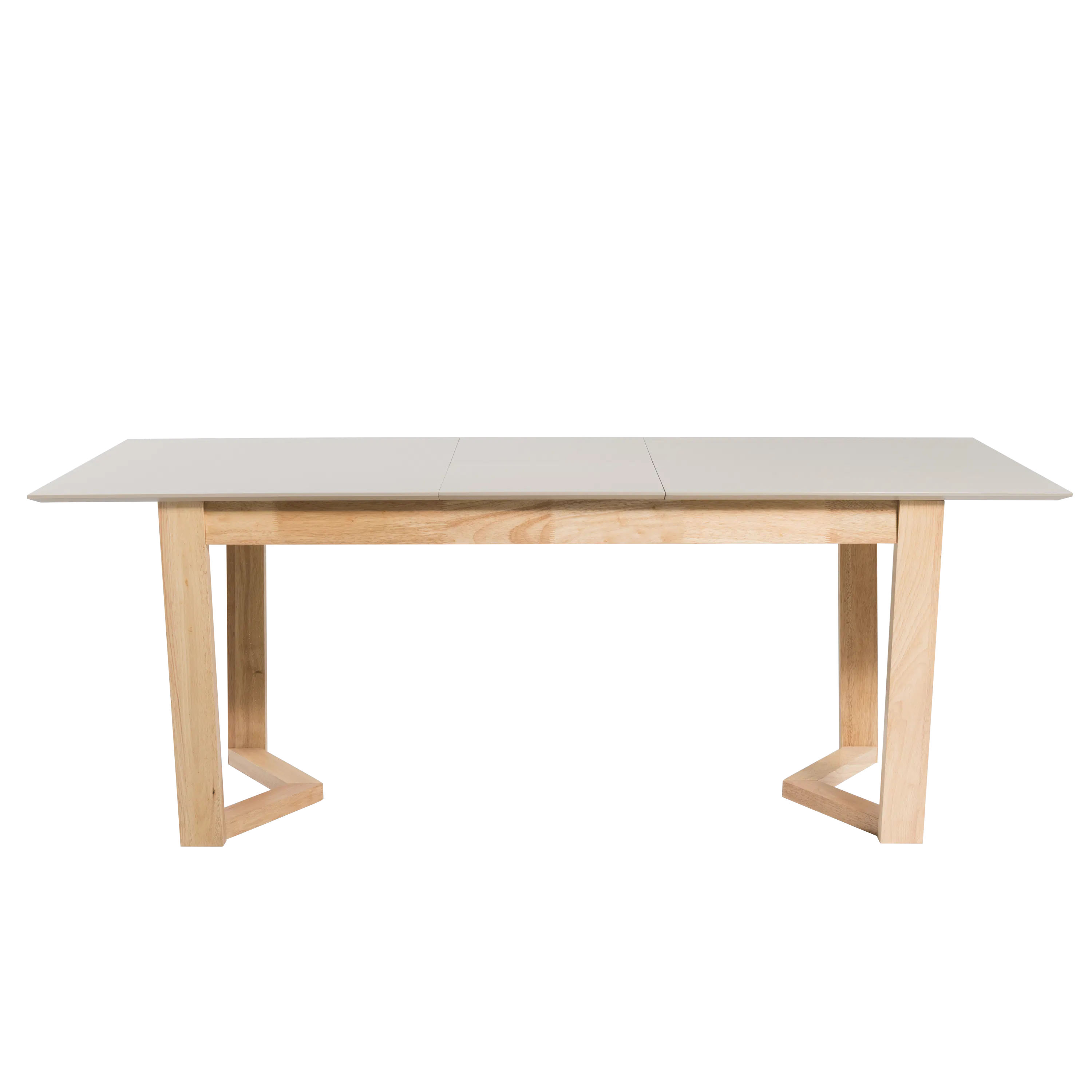 (As-is) Meera Extendable Dining Table 1.6m-2m - Natural, Taupe Grey - 1 - 20