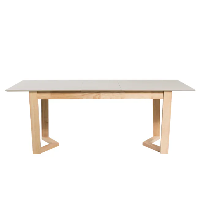 (As-Is) Meera Extendable Dining Table 1.6m-2m - Natural, Taupe Grey - 20 - Modern digital interface, User-friendly design