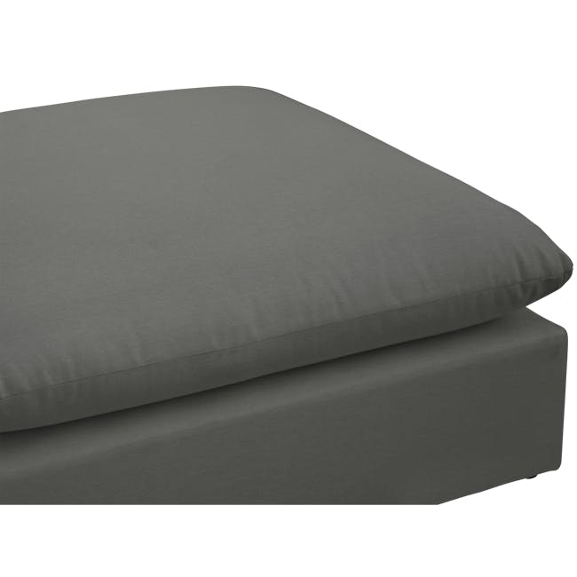 Russell Ottoman - Dark Grey (Eco Clean Fabric) - 10