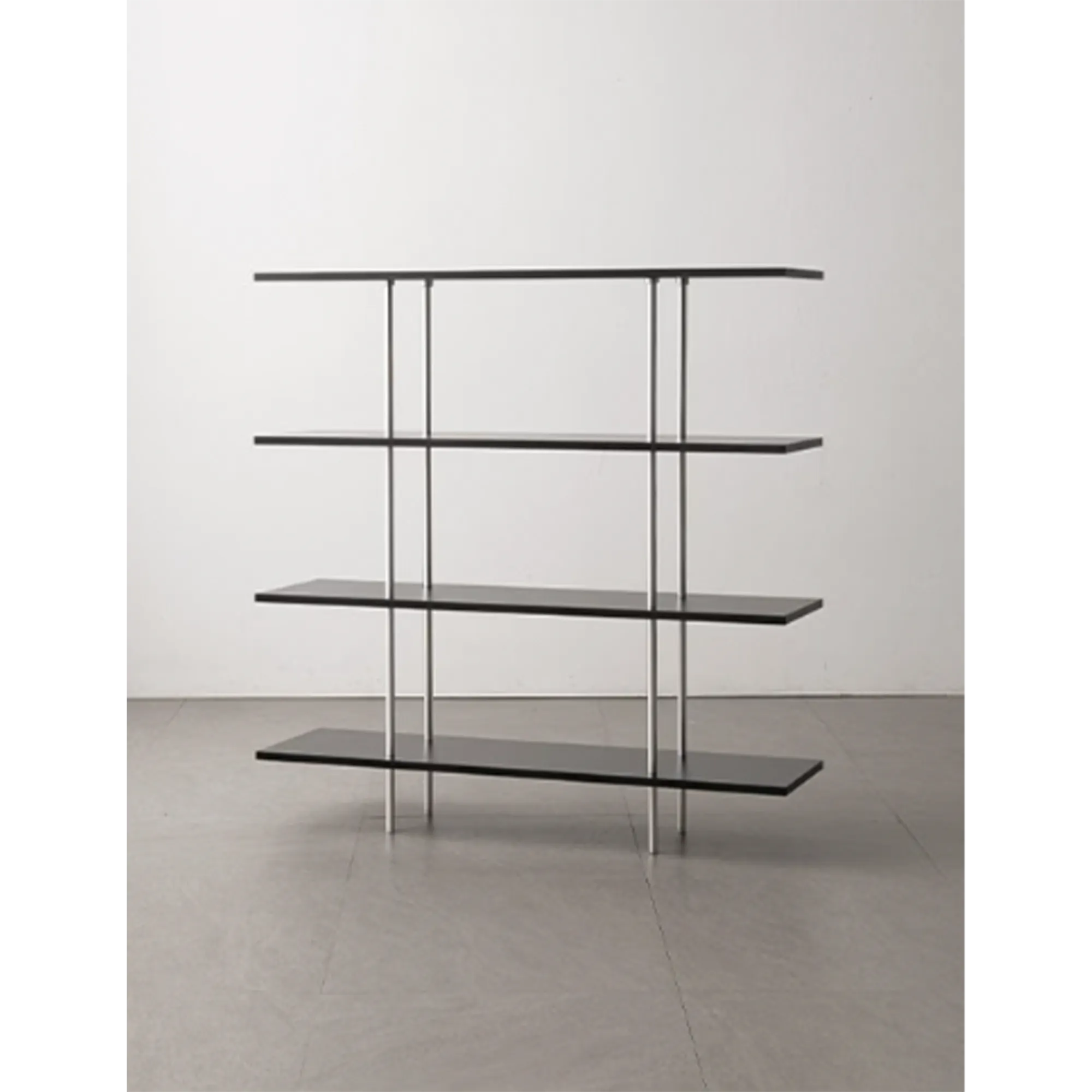 (As-is) Bauhaus 4-Tier Wide Display Shelf - Black - 13