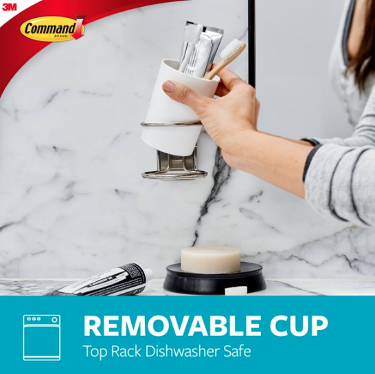 Command™ Satin Nickel Accessory Organizer, Command™ HipVan