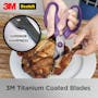 Scotch Detachable Titanium Kitchen Scissors - Purple - 3