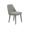 Ralph Dining Table 1.5m in Cocoa with 4 Miranda Chairs in Onyx Grey and Gray Owl - 2