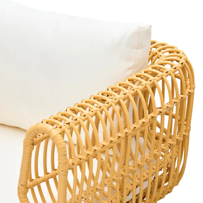 Soleil Rattan Lounge Chair - 7