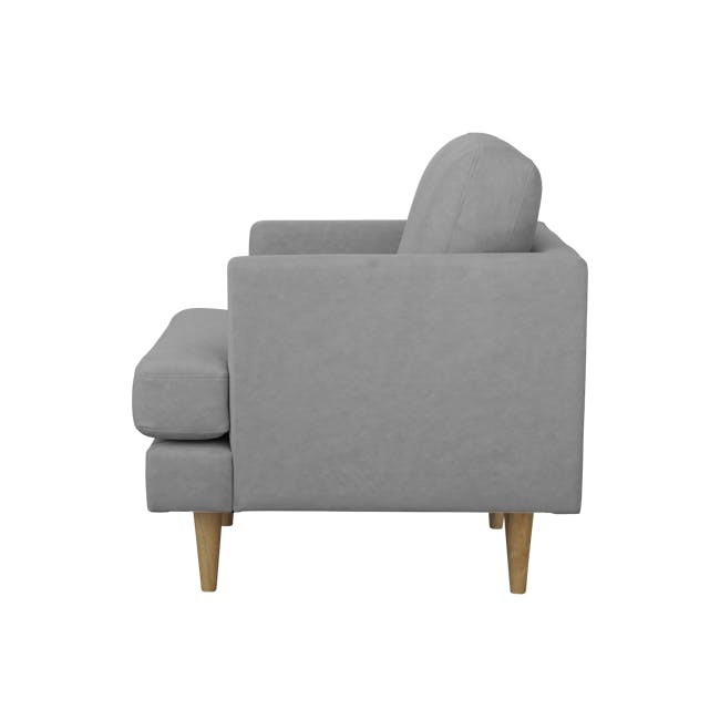 Soma 2 Seater Sofa with Soma Armchair - Grey (Scratch Resistant) - 14