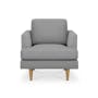Soma 3 Seater Sofa with Soma Armchair - Grey (Scratch Resistant) - 9