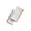 Como Scallop Linen Napkin (1 Pc) - Bordeaux
