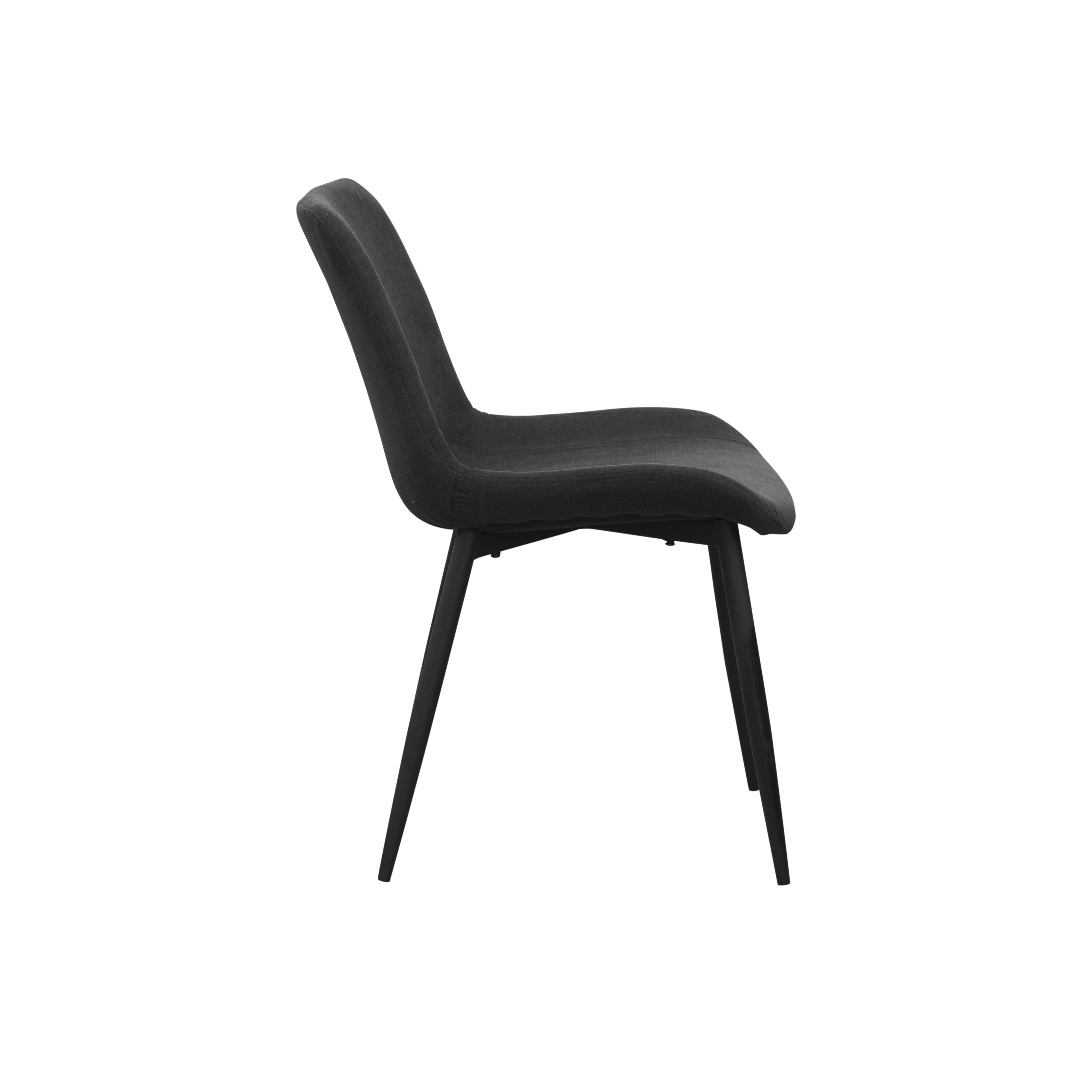Herman Dining Chair Dark Grey (Fabric), HV Basic Dining Tables