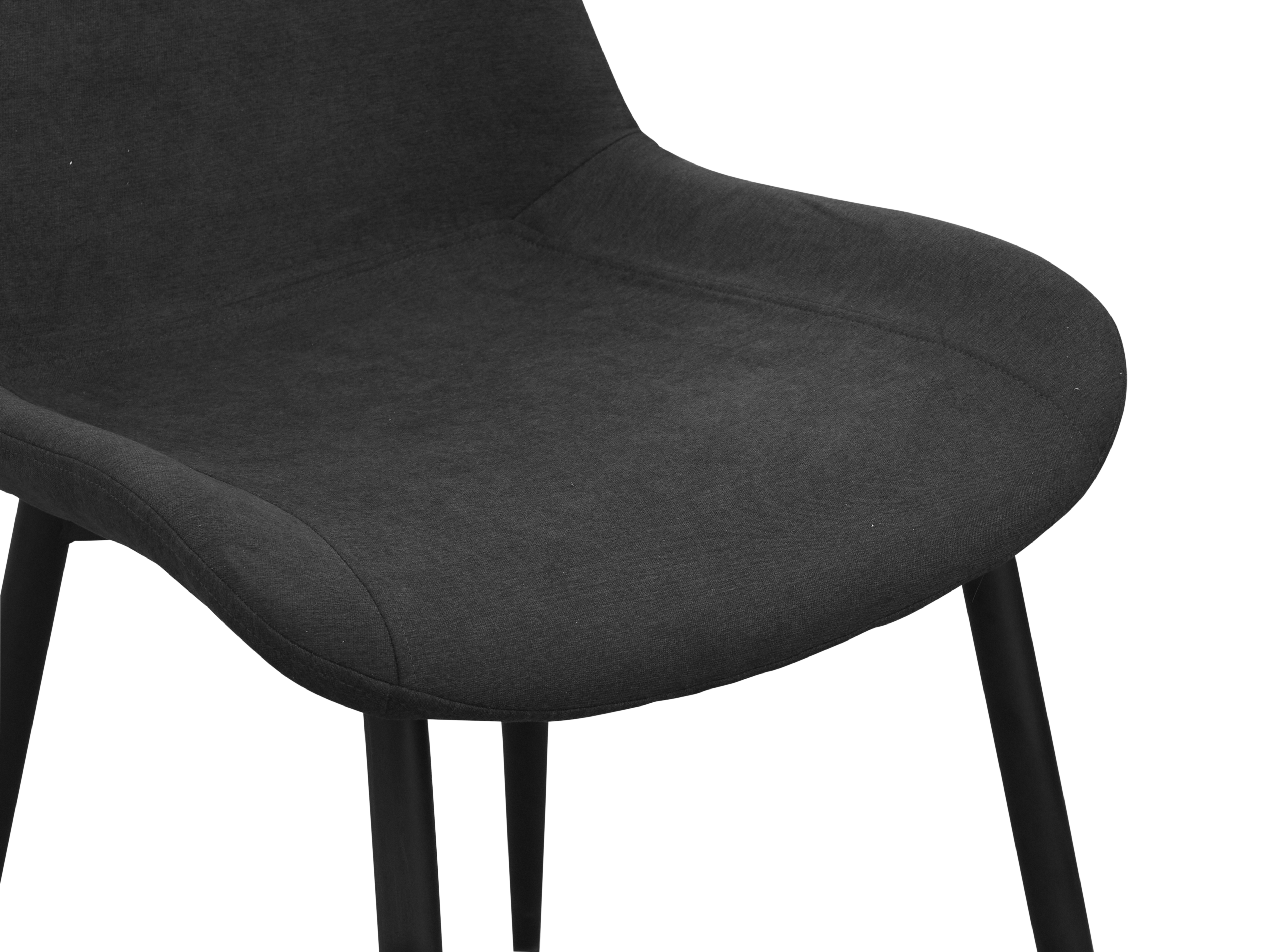 Herman Dining Chair Dark Grey (Fabric), HV Basic Dining Tables