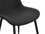 Herman Dining Chair - Dark Grey (Fabric) - 5