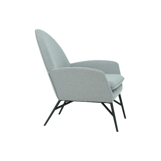 (As-is) Esther Lounge Chair - Pale Silver - 6