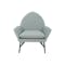 Esther Lounge Chair - Pale Silver