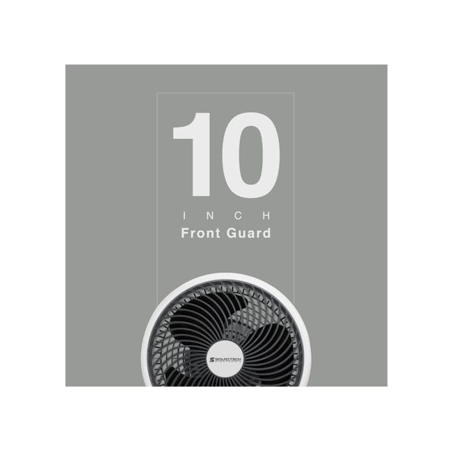 SOUNDTEOH 10 Inch Air Circulator Fan - 6 - 10-inch front guard fan, 10-inch front guard air conditioning unit, 10-inch front