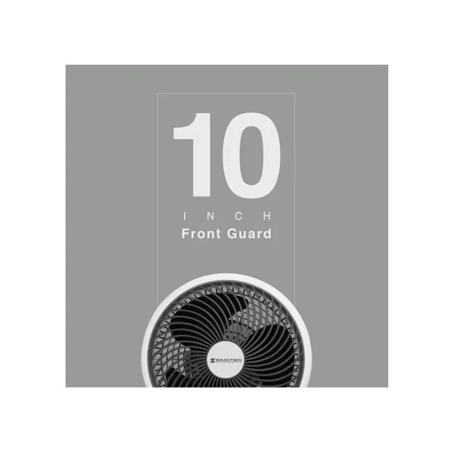 SOUNDTEOH 10 Inch Air Circulator Fan - 6 - 10-inch front guard fan, 10-inch front guard air conditioning unit, 10-inch front