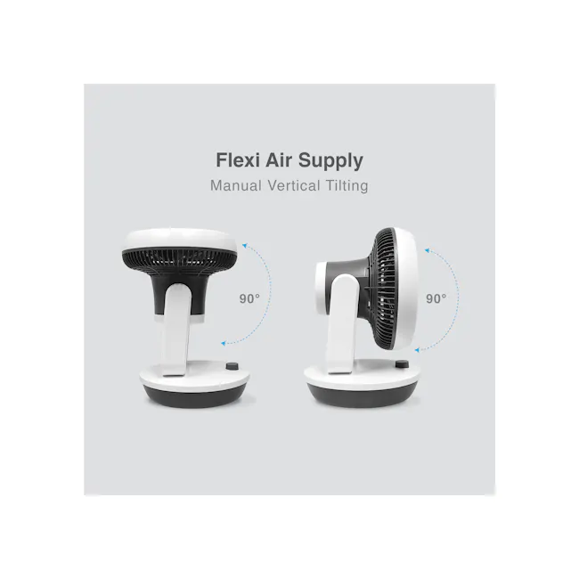 SOUNDTEOH 10 Inch Air Circulator Fan - 3 - Flexible and versatile air supply system, Adjustable tilt mechanism for optimal